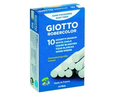 Kreida Fila Giotto Robercolor, apvali, 10vnt., baltos spalvos