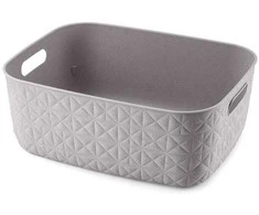 Krepšelis Curver Softex, 12.5 l, pilka, 37.9 x 14.3 x 29.2cm
