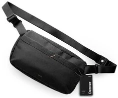 Bag Crossbody UNIQ Denver 5L juodos spalvos