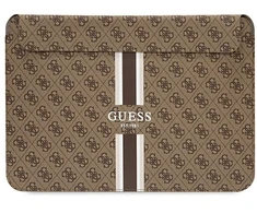 Guess Dėklas kompiuteriui GUCS14P4RPSW 14″ rudos spalvos 4G Printed Stripes
