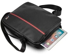 BMW BMTB8CAPRBK Planšetė Bag 8″ juodos spalvos Carbon / Raudona Stripe