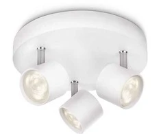 Lubinis šviestuvas Kryptinis šviestuvas PHILIPS STAR 562433116, 3 × 4,5 W, LED