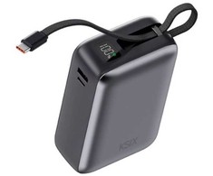 Ksix Power Bank 30000 Mah Power PULSE, Pilkas