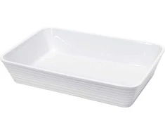 Küchenprofi Burgundy – Porcelain roaster / rectangular baking dish 20×12×6 cm