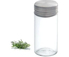 Küchenprofi - Glass and Stainless Steel Spice Jar 9.3x4 cm