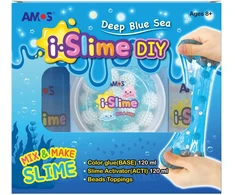 Mėlyna Kūrybinis Slime masės gaminimo rinkinys Amos iSlime Deep Mėlyna Sea