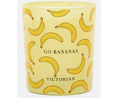 Kvepianti žvakė Victorian GO BANANAS, 210g, pagaminta iš sojų vaško