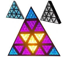 L4M LED LIGHT4ME TRIANGIS 64x2W RGBA lighting effect