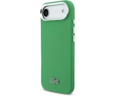 Lacoste Iconic Petit Pique Metal Logo MagSafe dėklas skirtas iPhone Air Žalias