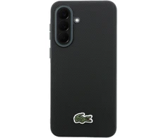 Lacoste Iconic Petit Pique Woven Logo MagSafe dėklas skirtas Samsung Galaxy A37 juodos spalvos