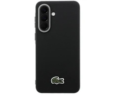Lacoste Iconic Petit Pique Woven Logo MagSafe dėklas skirtas Samsung Galaxy A57 juodos spalvos