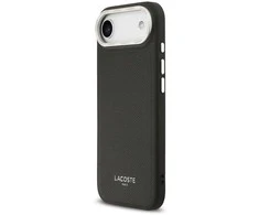 Lacoste PU Leather Champs Elysees MagSafe dėklas skirtas Apple iPhone Air juodos spalvos