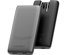 Laidinis įkroviklis Energea TravelWorld Edge 65W 2xUSB-C PD/PPS/QC3.0 (US/UK/EU) graphite