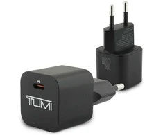 Laidinis įkroviklis TUMI Smart Power 20W USB-C juodos spalvos