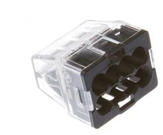 Laidų jungė Pawbol E.4184K-5, 8 x 2.5 mm², juoda, 5 vnt.