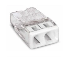 Laidų jungės Wago 2273-202, 2 x 0,5-2,5 mm², 25 vnt.