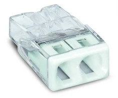 Laidų jungės Wago 2273-202, 2 x 0,5-2,5 mm², 5 vnt.