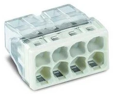 Laidų jungės Wago 2273-208, 8 x 0,5-2,5 mm², 5 vnt.