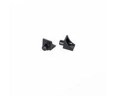 Laikikliai HAUSHALT F5-10A/S29, 13×13 mm, juoda, 50 vnt.