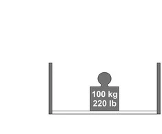 Laikiklis padangoms Dolle Tire Up, 105 x 65 x 50 cm, juodas