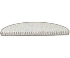 Laiptų kilimėliai Lipni Sisal-Look 30 vnt 65x21x4 cm Platina