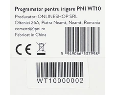 Laistymo programatorius PNI WT10, LCD ekranas, 3/4 jungtis, 2 išėjimai, žalias