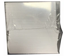 *Lapeliai užrašams dėkle College, neklijuoti, 90x90x90mm, baltos spalvos