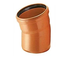 Lauko kanalizacijos alkūnė Magnaplast, Ø 110 mm, 15°