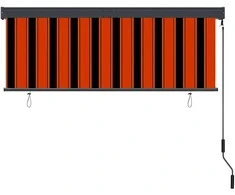 Lauko roletas, oranžinės ir rudos spalvų, 160x250cm