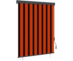 Lauko roletas, oranžinės ir rudos spalvų, 140x250cm
