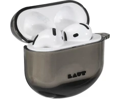Dėklas Laut Aero Protect for AirPods 4th Gen, Juodas Cryst