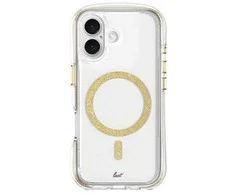 Laut Aero Sparkle dėklas skirtas Apple iPhone 16, Crystal Gold