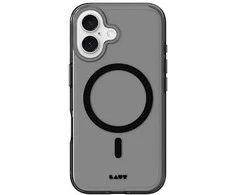 Laut Crystal-M dėklas skirtas Apple iPhone 16, Juodas Crystal