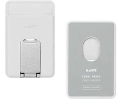 Laut Flexi Prop kortelių dėklas suderinamas su MagSafe, Baltas