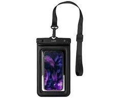 Laut Pop Aqua vandeniui atsparus dėklas telefonui, juodos spalvos