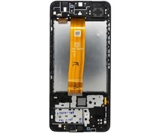 LCD ekranas + Touch Samsung M127F Galaxy M12 Juodas (Paslaugų paketas)