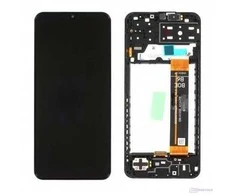 Dėklas LCD ekranas + jutiklinis blokas „Samsung A135F Galaxy A13 Juodas“ (pakeitimų paketas)