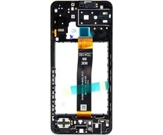 Skystųjų kristalų ekranas + jutiklinis blokas Samsung A136 Galaxy A13 5G Juodas (Paslaugų paketas)