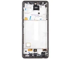 LCD ekranas + jutiklinis blokas Samsung A526/A525 Galaxy A52 Juodas (Paslaugų paketas)
