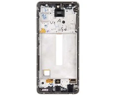 LCD ekranas + jutiklinis blokas Samsung A526/A525 Galaxy A52 Baltas (pakeitimų paketas)