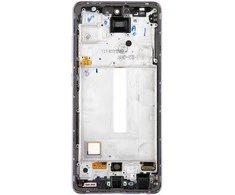 LCD ekranas + jutiklinis blokas Samsung A526 / A525 Galaxy A52 Violet (pakeitimų paketas)