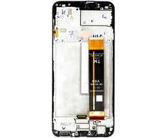 Skystųjų kristalų ekranas + jutiklinis blokas Samsung M236B Galaxy M23 5G Juodas (Paslaugų paketas)