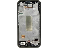 Dėklas LCD ekranas + jutiklinis blokas + priekinis dangtelis „Samsung A346B Galaxy A34 5G Awesome Graphite“ (paslaugų paketas)