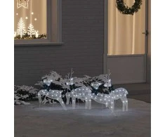 LED elniai 4 pcs Balta audinys
