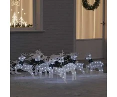 LED elniai 6 pcs Balta audinys