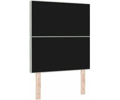 LED galvūgalis su LED juostelėmis Šviesiai pilka 80 cm Aksomas