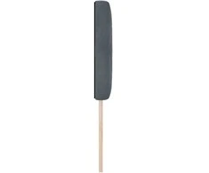 LED galvūgalis su LED juostelėmis Tamsiai pilka 80 cm Aksomas