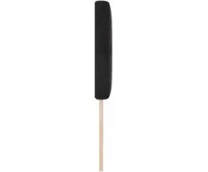 LED galvūgalis su LED juostelėmis Juodas 80 cm Aksomas