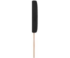 LED galvūgalis su LED juostelėmis Juodas 100 cm Aksomas