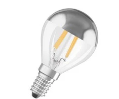 LED lempa Osram Filam, MIRROR, P45, 4W, E14, 2700K, 350lm